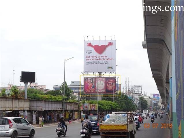 S P Road Wesly Compound Hyderabad Unipole Company, Outdoor Media agency Hyderabad, Advertising Company Hyderabad